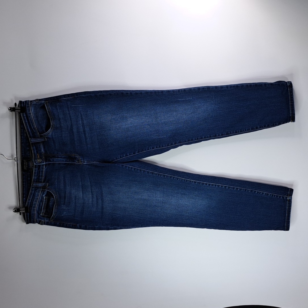 Jude Blue Slim Fit Dark Wash Distressed Blue Jeans Size 15/32 - Picture 3 of 17